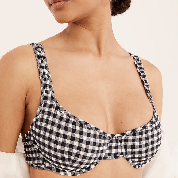 J Crew gingham swimsuit - Picture 2 of 4
